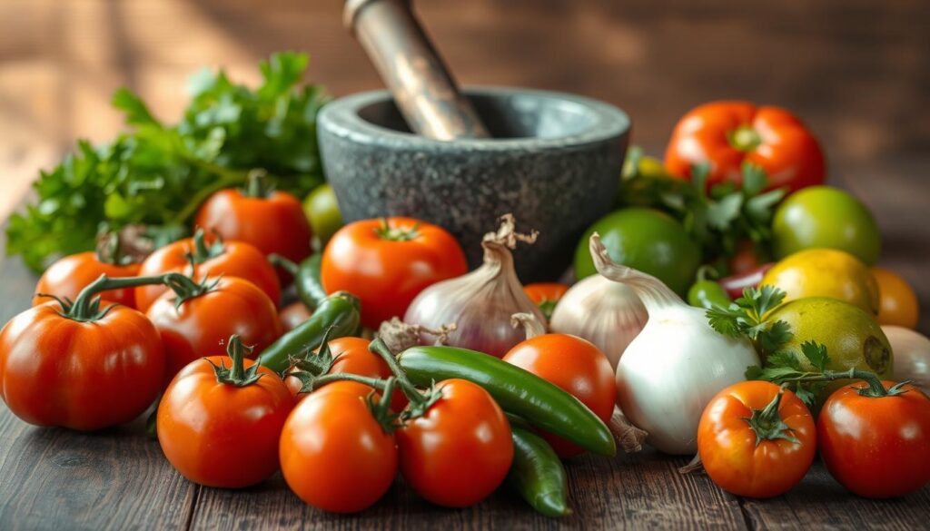 Fresh Ingredients for Mexican Appetizers