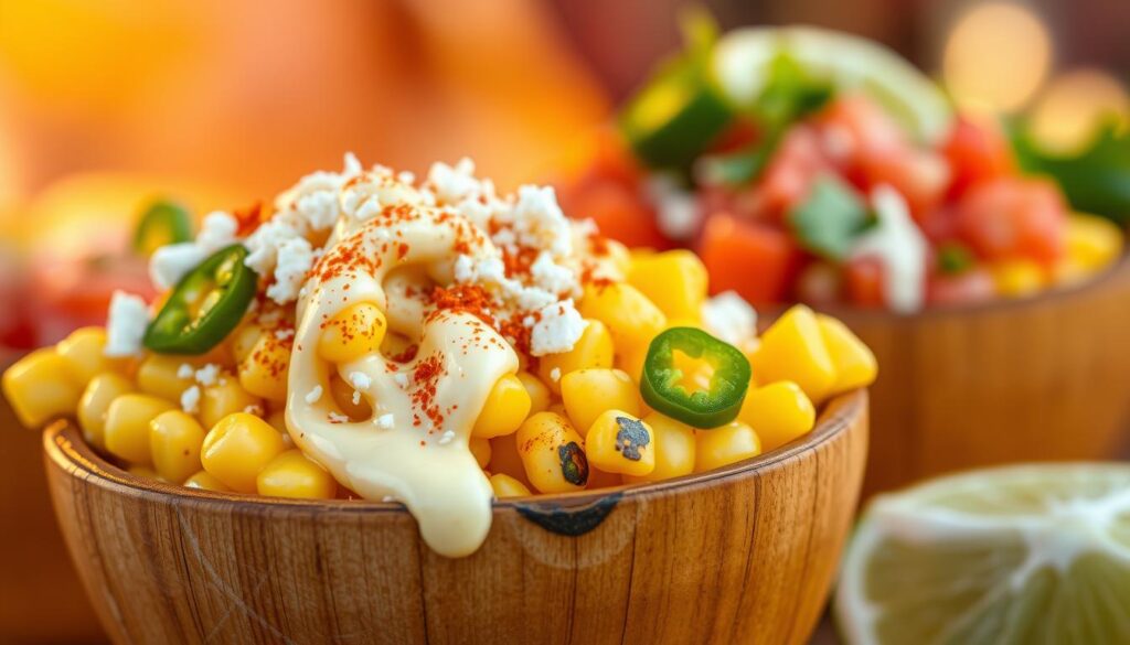 Mexican Finger Foods Elotes Cup Toppings