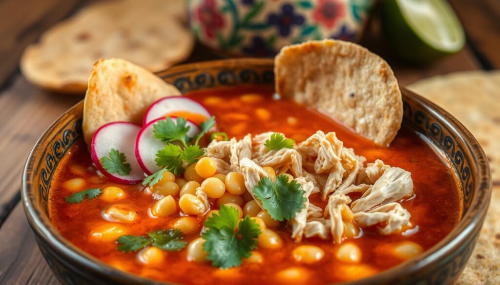 authentic mexican pozole rojo