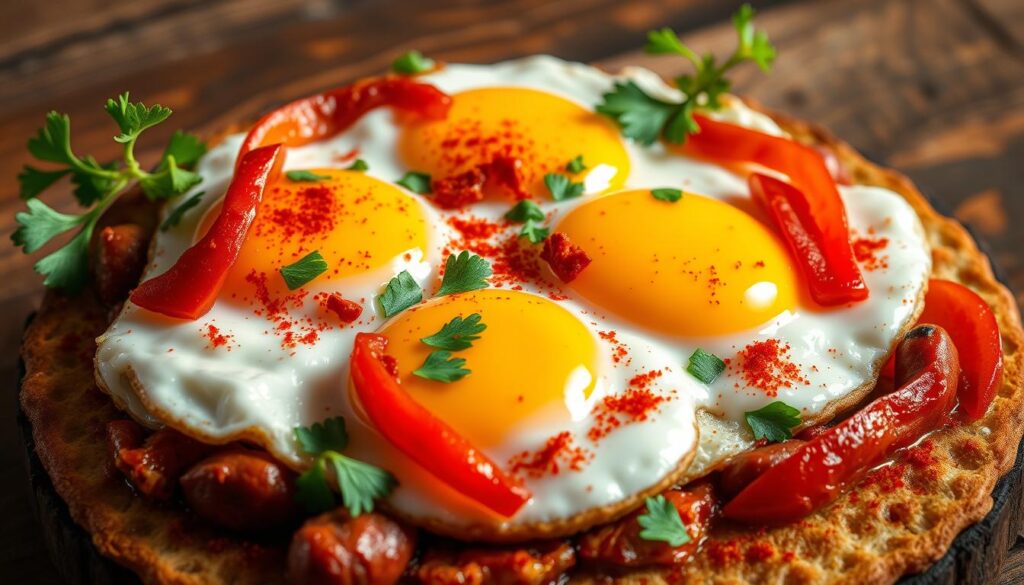 Chorizo and Eggs Garnishes