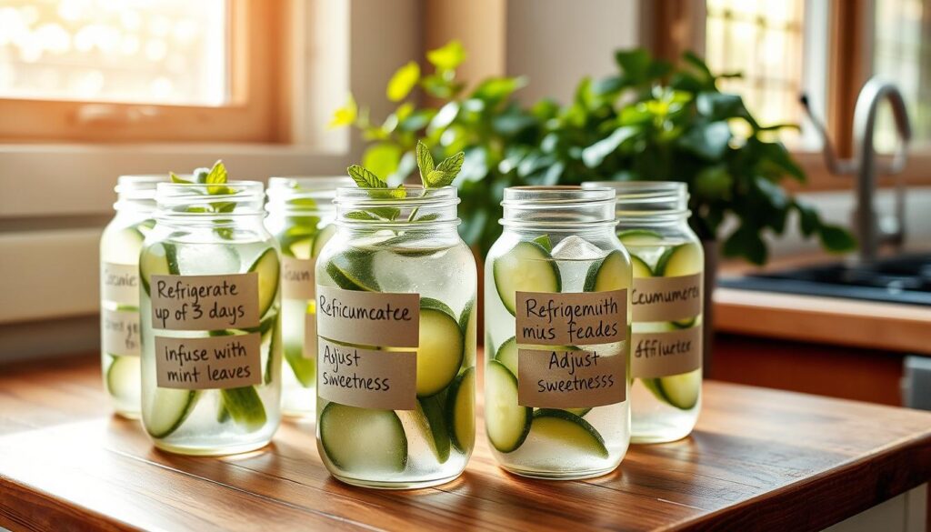 Cucumber Agua Fresca Storage Tips