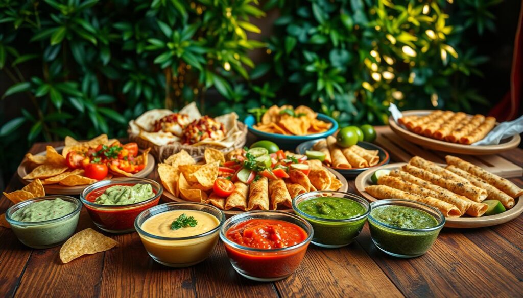 Mexican appetizers and botanas mexicanas