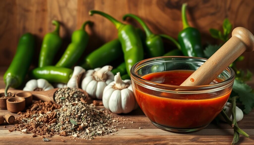 Serrano Pepper Marinade Ingredients