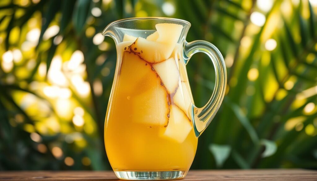 Storing Pineapple Agua Fresca