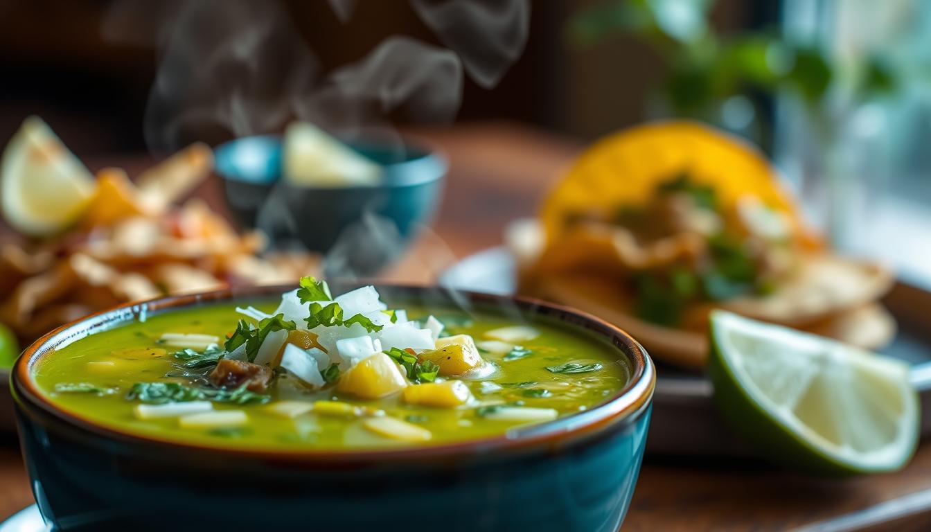 pozole verde de pollo receta